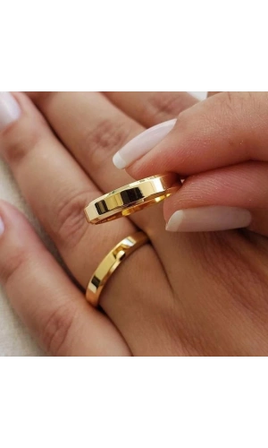 Yiğitbaşı Gold 22 Ayar 2mm Alyans Yüzük 31759