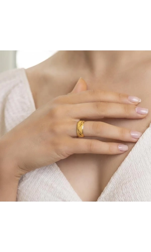 Yiğitbaşı Gold 22 Ayar Alyans Yüzük 3212