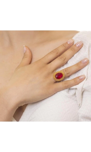 Yiğitbaşı Gold 22 Ayar Antep İşi Yüzük (3503)