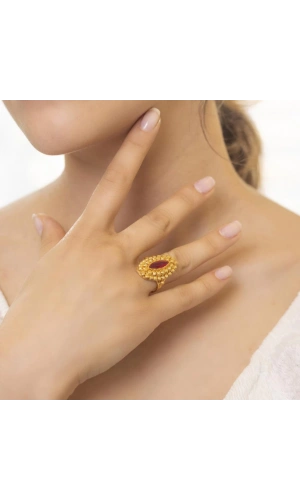 Yiğitbaşı Gold 22 Ayar Antep İşi Yüzük (3515)