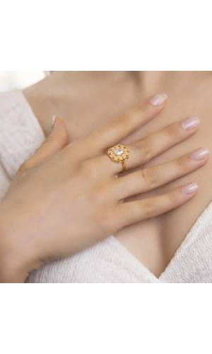 Yiğitbaşı Gold 22 Ayar Baget Yüzük