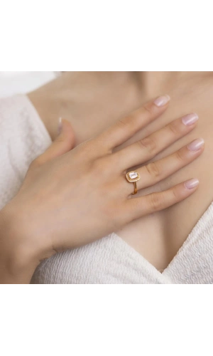 Yiğitbaşı Gold 22 Ayar Baget Yüzük