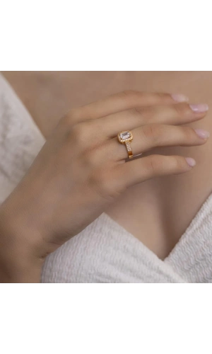 Yiğitbaşı Gold 22 Ayar Baget Yüzük