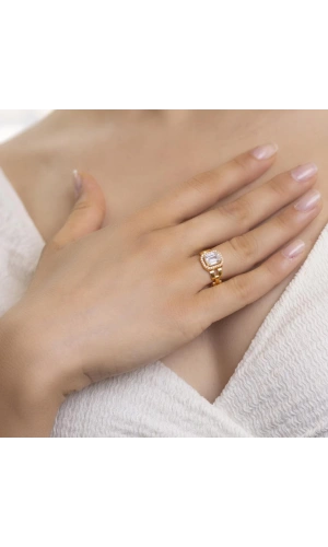 Yiğitbaşı Gold 22 Ayar Baget Yüzük