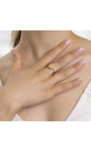 Yiğitbaşı Gold 22 Ayar Baget Yüzük 3092