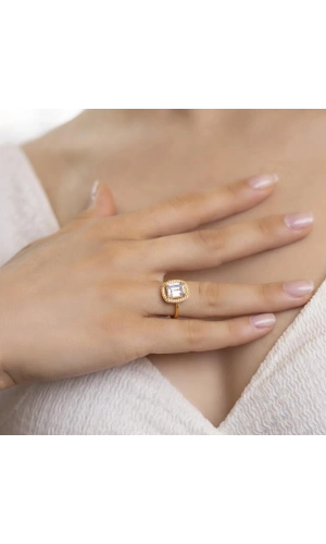 Yiğitbaşı Gold 22 Ayar Baget Yüzük 3115