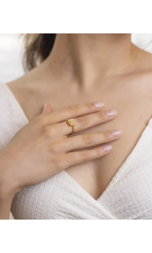 Yiğitbaşı Gold 22 Ayar Baget Yüzük 3148