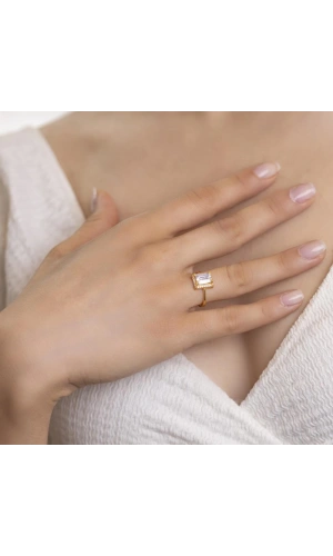 Yiğitbaşı Gold 22 Ayar Baget Yüzük 3149