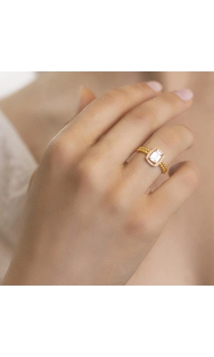 Yiğitbaşı Gold 22 Ayar Baget Yüzük 3153