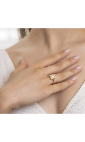 Yiğitbaşı Gold 22 Ayar Baget Yüzük 3157