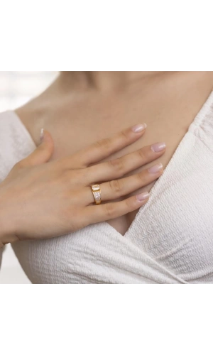 Yiğitbaşı Gold 22 Ayar Baget Yüzük 3166