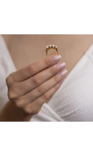 Yiğitbaşı Gold 22 Ayar Beştaş Yüzük