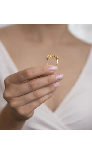 Yiğitbaşı Gold 22 Ayar Beştaş Yüzük 3252