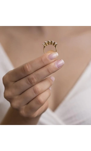 Yiğitbaşı Gold 22 Ayar Beştaş Yüzük 3254