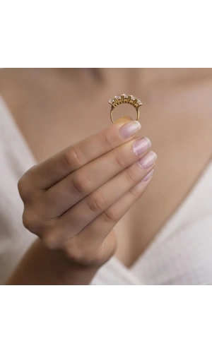 Yiğitbaşı Gold 22 Ayar Beştaş Yüzük 3255