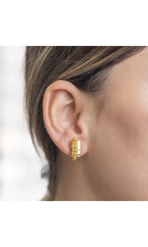 Yiğitbaşı Gold 22 Ayar Dorika Küpe 3279