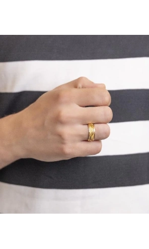 Yiğitbaşı Gold 22 Ayar Erkek Alyans Yüzük