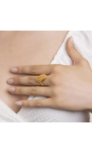 Yiğitbaşı Gold 22 Ayar Fancy Yüzük