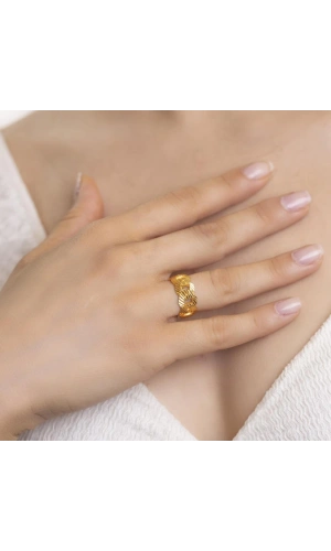 Yiğitbaşı Gold 22 Ayar Fancy Yüzük