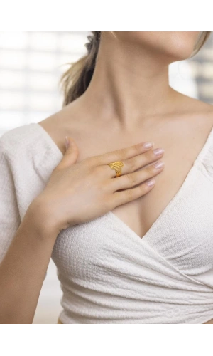 Yiğitbaşı Gold 22 Ayar Fancy Yüzük