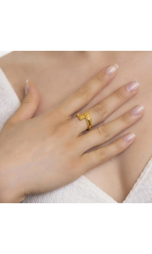 Yiğitbaşı Gold 22 Ayar Fancy Yüzük (3015)