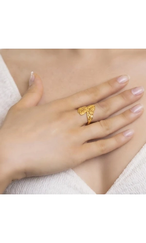 Yiğitbaşı Gold 22 Ayar Fancy Yüzük 3037