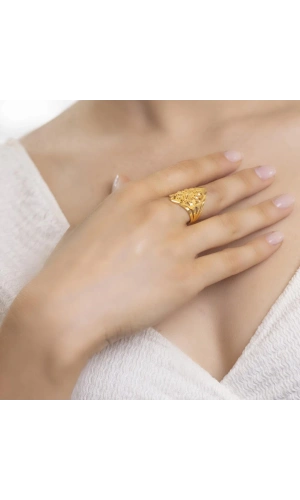 Yiğitbaşı Gold 22 Ayar Fancy Yüzük 3065