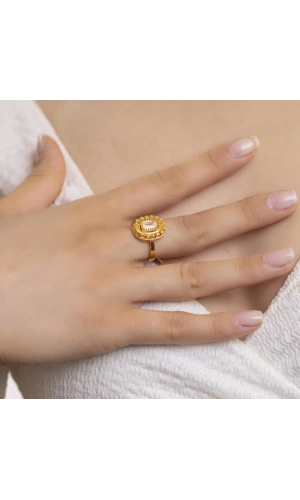 Yiğitbaşı Gold 22 Ayar Fancy Yüzük 3100