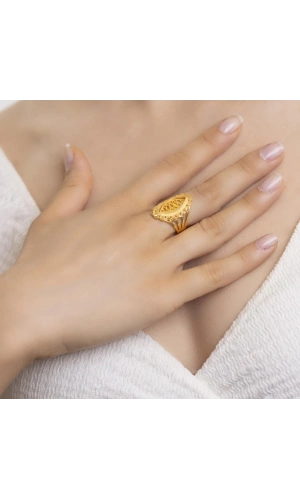 Yiğitbaşı Gold 22 Ayar Fancy Yüzük 3104