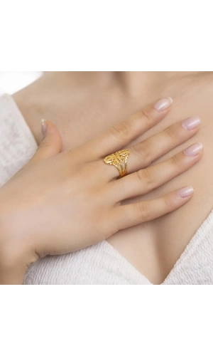 Yiğitbaşı Gold 22 Ayar Fancy Yüzük 3106