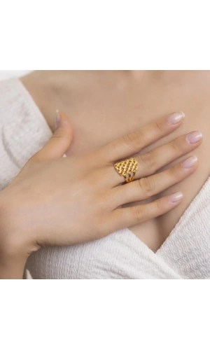 Yiğitbaşı Gold 22 Ayar Fancy Yüzük 3110
