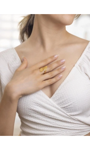 Yiğitbaşı Gold 22 Ayar Fancy Yüzük 3134