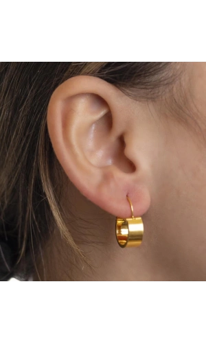 Yiğitbaşı Gold 22 Ayar Halka Küpe