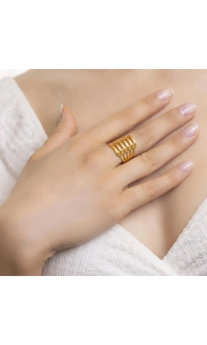 Yiğitbaşı Gold 22 Ayar Kaburga Yüzük