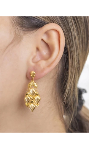 Yiğitbaşı Gold 22 Ayar Küpe