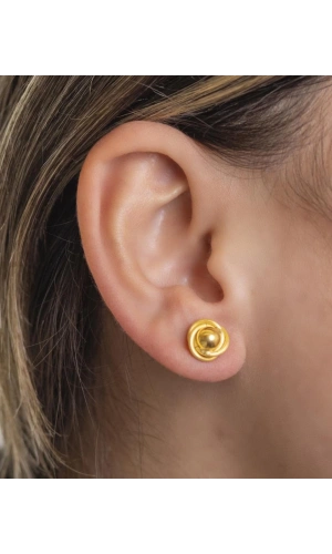 Yiğitbaşı Gold 22 Ayar Küpe