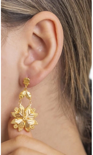 Yiğitbaşı Gold 22 Ayar Küpe