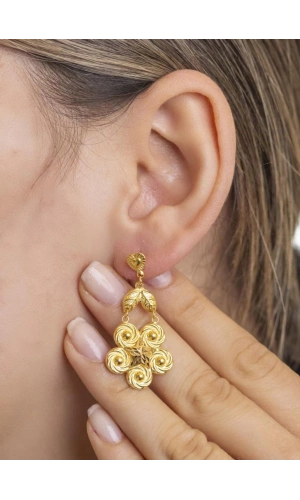 Yiğitbaşı Gold 22 Ayar Küpe