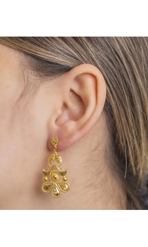 Yiğitbaşı Gold 22 Ayar Küpe