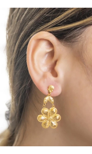 Yiğitbaşı Gold 22 Ayar Küpe 3273