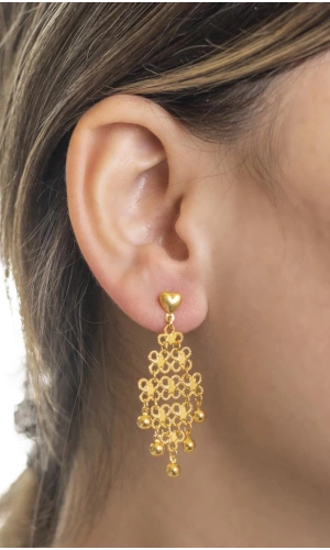 Yiğitbaşı Gold 22 Ayar Küpe 3281