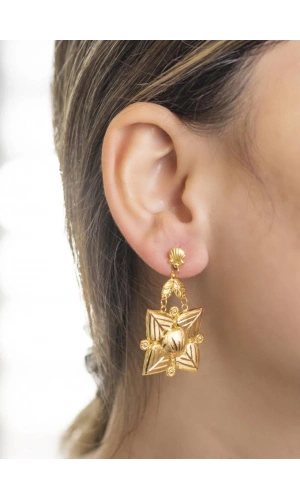 Yiğitbaşı Gold 22 Ayar Küpe 3284