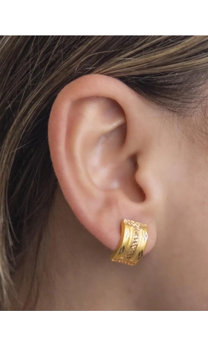 Yiğitbaşı Gold 22 Ayar Küpe (3324)