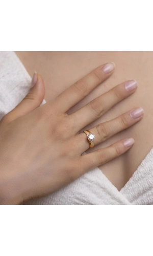 Yiğitbaşı Gold 22 Ayar Tektaş Yüzük 3223