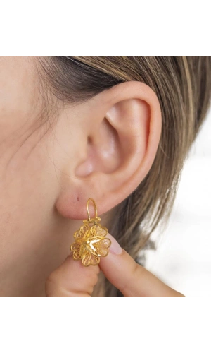 Yiğitbaşı Gold 22 Ayar Telkari Küpe (3325)